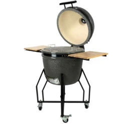 Kamado Grill Guru Classic Large Øint 46cm Sur Chariot -Weber Soldes barbecue ceramique grill guru classic large sur chariot 5