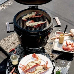 Kamado The Bastard Compact Classic Øint 33cm à Poser Ou Encastrer -Weber Soldes barbecue ceramique the bastard compact sans deflecteur 6