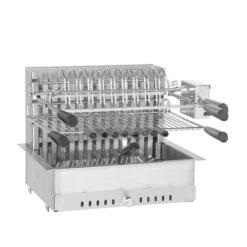 Weber Soldes -Weber Soldes barbecue charbon de bois encastrable forge adour 91856 tournebroche electrique 1