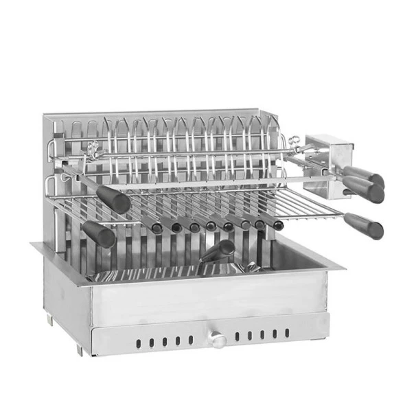 Grilloir Avec Tournebroche Forge Adour 56cm à Poser Ou Encastrer 2 Grilloir Avec Tournebroche Forge Adour 56cm à Poser Ou Encastrer – Image 2