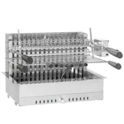 Weber Soldes -Weber Soldes barbecue charbon de bois encastrable forge adour 91866 tournebroche electrique 1