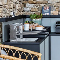 Barbecue Grilloir Encastrable Charbon Forge Adour 961.66 -Weber Soldes barbecue charbon encastrable forge adour 96166 2