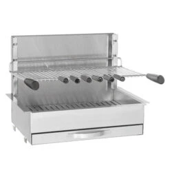 Barbecue Grilloir Encastrable Charbon Forge Adour 961.66 -Weber Soldes barbecue charbon encastrable forge adour 96166 3