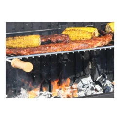 Weber Soldes -Weber Soldes barbecue charbon grilloir le marquier montory inox sur chariot vintage inox 1