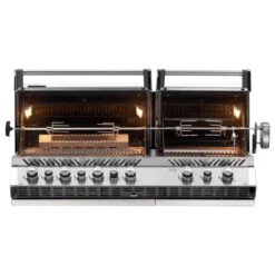 Napoleon Barbecue Gaz Encastrable Napoléon Prestige Pro 825 Inox 6 Brûleurs + 2 Rôtissoires