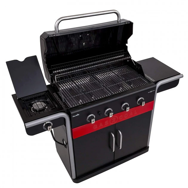 Barbecue Gaz Et Charbon Hybride Char-Broil Gas2coal 440 4 Brûleurs + 1 Latéral 7 Barbecue Gaz Et Charbon Hybride Char-Broil Gas2coal 440 4 Brûleurs + 1 Latéral – Image 7