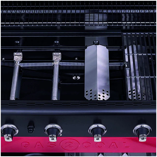 Barbecue Gaz Et Charbon Hybride Char-Broil Gas2coal 440 4 Brûleurs + 1 Latéral 10 Barbecue Gaz Et Charbon Hybride Char-Broil Gas2coal 440 4 Brûleurs + 1 Latéral – Image 10
