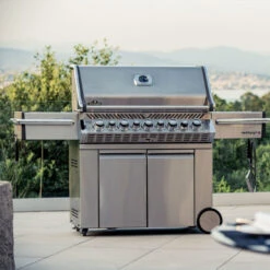 Napoleon Barbecue Gaz Napoléon Prestige Pro 665 SIBPSS 5 Brûleurs + 1 Latéral + 1 Arrière -Weber Soldes barbecue gaz napoleon pro 665 infrarouge inox 5
