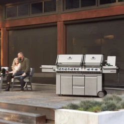 Napoleon Barbecue Gaz Napoléon Prestige Pro 825 SIBPSS 6 Brûleurs + 1 Latéral + 1 Arrière -Weber Soldes barbecue gaz napoleon pro infrarouge inox 825 2