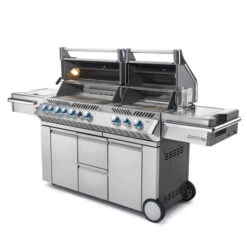 Napoleon Barbecue Gaz Napoléon Prestige Pro 825 SIBPSS 6 Brûleurs + 1 Latéral + 1 Arrière -Weber Soldes barbecue gaz napoleon pro infrarouge inox 825 8