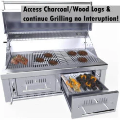 Barbecue Gaz Et Charbon Hybride Encastrable Sunstone Inox 2 Brûleurs 13 Barbecue Gaz Et Charbon Hybride Encastrable Sunstone Inox 2 Brûleurs -Weber Soldes barbecue hybride gaz et charbon encastrable sunstone emchdz42 5