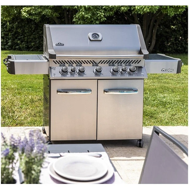 Napoleon Barbecue Gaz Napoléon Prestige 665 SIBPSS 5 Brûleurs + 1 Latéral + 1 Arrière 2 Napoleon Barbecue Gaz Napoléon Prestige 665 SIBPSS 5 Brûleurs + 1 Latéral + 1 Arrière – Image 2