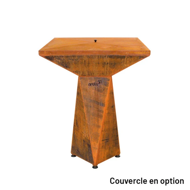 Braséro Plancha Artiss G1 Basic Corten 74 Cm Plaque Inox 6 Braséro Plancha Artiss G1 Basic Corten 74 Cm Plaque Inox – Image 6