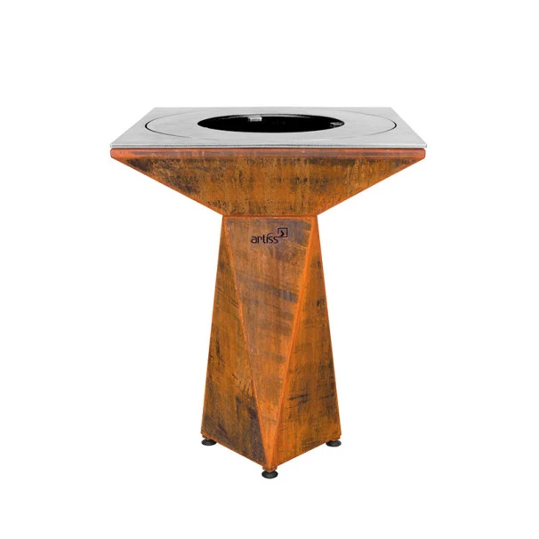 Braséro Plancha Artiss G1 Basic Corten 74 Cm Plaque Inox 1 Braséro Plancha Artiss G1 Basic Corten 74 Cm Plaque Inox