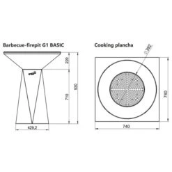 Braséro Plancha Artiss G1 Basic Graphite 74 Cm Plaque Inox 10 Braséro Plancha Artiss G1 Basic Graphite 74 Cm Plaque Inox -Weber Soldes brasero artiss g1 basic graphite plancha acier inoxydable 4