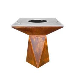 Braséro Plancha Artiss G1 Corten 90 Cm Plaque Acier