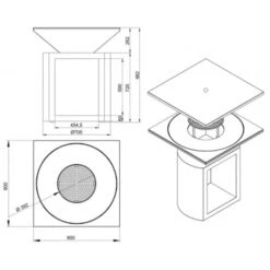 Braséro Plancha Artiss G2 Graphite 90 Cm Plaque Acier -Weber Soldes brasero artiss g2 graphite plancha acier carbone 4