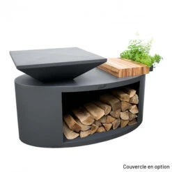 Braséro Plancha Artiss G3 Graphite 90 Cm Acier Inoxydable Et Tablette Bois -Weber Soldes brasero artiss g3 graphite plancha acier inoxydable et tablette bois 5