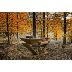 Braséro Plancha Artiss G5 Corten 90 Cm Acier Et Tablette Bois -Weber Soldes brasero artiss g5 corten plancha acier carbone et tablette bois 5