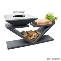 Braséro Plancha Artiss G5 Graphite 90 Cm Plaque Inox Et Tablette Bois 13 Braséro Plancha Artiss G5 Graphite 90 Cm Plaque Inox Et Tablette Bois -Weber Soldes brasero artiss g5 graphite plancha acier inoxydable et tablette bois 5