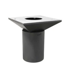 Braséro Plancha Artiss G6 Graphite 90 Cm Plaque Inox -Weber Soldes brasero artiss g6 corten plancha acier inoxydable 10