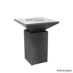 Braséro Plancha Artiss G7 Basic Graphite 74 Cm Acier Inoxydable -Weber Soldes brasero artiss g7 basic graphite plancha acier inoxydable 2