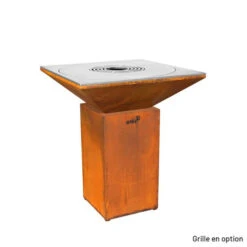 Braséro Plancha Artiss G7 Corten 90 Cm Acier Inoxydable -Weber Soldes brasero artiss g7 corten plancha acier inoxydable 5