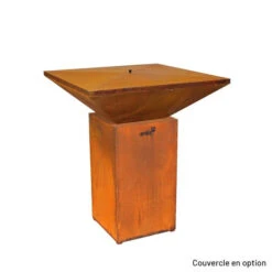 Braséro Plancha Artiss G7 Corten 90 Cm Acier Inoxydable -Weber Soldes brasero artiss g7 corten plancha acier inoxydable 6