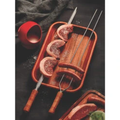 Brochette Double Tramontina 85 Cm -Weber Soldes brochette double 85cm 1