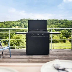 Couvercle Plancha Forge Adour Modern 75 Acier Avec Charnière