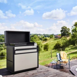 Couvercle Plancha Sur Chariot Forge Adour Premium 75 Acier