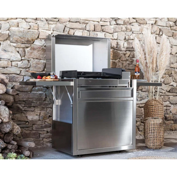 Couvercle Plancha Sur Chariot Forge Adour Premium 75 Inox 1 Couvercle Plancha Sur Chariot Forge Adour Premium 75 Inox