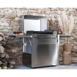 Chariot Sur Mesure Plancha Forge Adour Premium 60 Inox