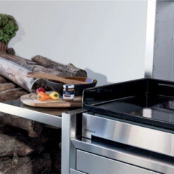 Chariot Sur Mesure Plancha Forge Adour Premium 60 Inox -Weber Soldes chariot ferme inox pour plancha premium 60 forge adour 5