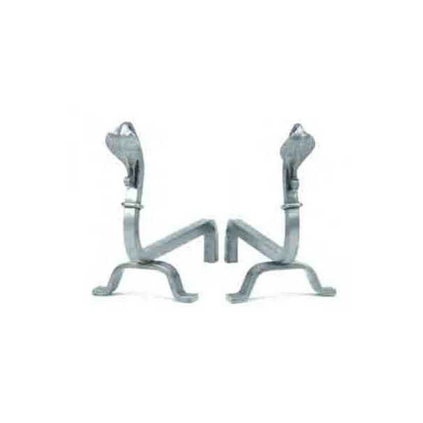 Chenets Cheminée Col De Cygne Fer Forgé 1 Chenets Cheminée Col De Cygne Fer Forgé