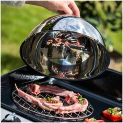 Cloche De Cuisson Barbecue Republic 31 Cm -Weber Soldes cloche de saveur barbecue republic 31 cm 3