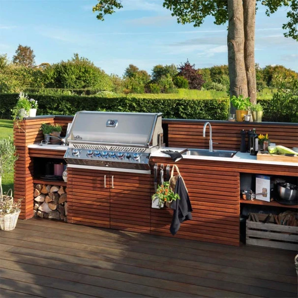 Napoleon Barbecue Gaz Encastrable Napoléon Prestige Pro 665 Inox 5 Brûleurs + 1 Rôtissoire 2 Napoleon Barbecue Gaz Encastrable Napoléon Prestige Pro 665 Inox 5 Brûleurs + 1 Rôtissoire – Image 2