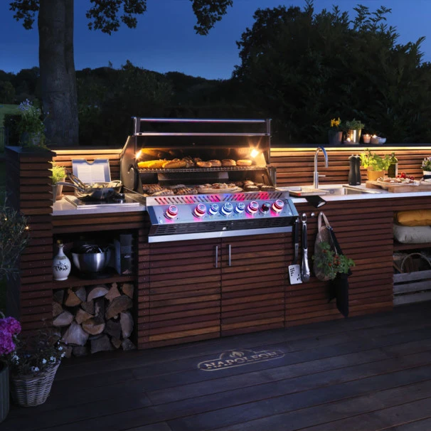 Napoleon Barbecue Gaz Encastrable Napoléon Prestige Pro 665 Inox 5 Brûleurs + 1 Rôtissoire 5 Napoleon Barbecue Gaz Encastrable Napoléon Prestige Pro 665 Inox 5 Brûleurs + 1 Rôtissoire – Image 5