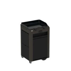 Ensemble Plancha Gaz Eno Fusion 60 Acier Sur Chariot + Capot -Weber Soldes ensemble plancha gaz eno fusion 60 acier avec capot sur chariot acier eno 2