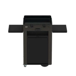 Ensemble Plancha Gaz Eno Fusion 60 Acier Sur Chariot + Capot -Weber Soldes ensemble plancha gaz eno fusion 60 acier avec capot sur chariot acier eno 3