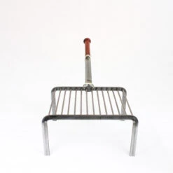 Ensemble Grille Barbecue De Cheminée Forge De Rodez - 14 Barres - Manches Amovibles -Weber Soldes grilloir 14 barres manche amovible sur pied fer a cheval 2