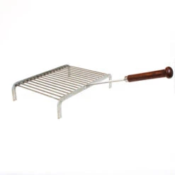 Ensemble Grille Barbecue De Cheminée Forge De Rodez - 16 Barres - Manches Fixes -Weber Soldes grilloir 16 barres manche fixe sur pied fer a cheval 3