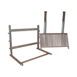 Ensemble Grille Barbecue De Cheminée Forge De Rodez 3 étages 60 Cm -Weber Soldes grilloir pour cheminee forge de rodez 3 etages 60 cm 1