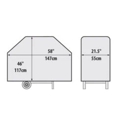 Housse Broil King Select Baron 4 Brûleurs -Weber Soldes housse broilking select baron 4 brul 3