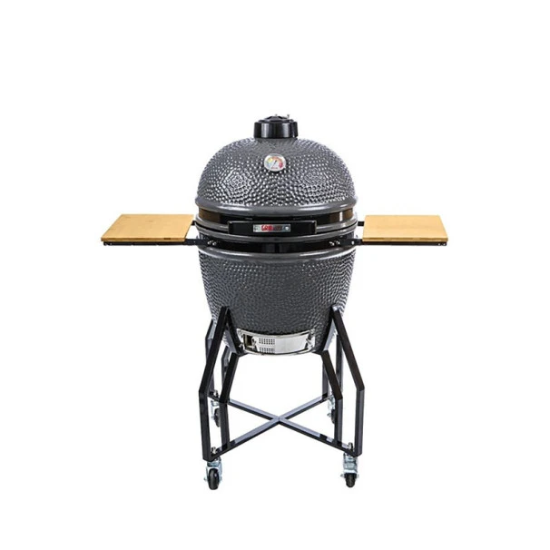 Kamado Grill Guru Original Medium Øint 40cm Sur Chariot 2 Kamado Grill Guru Original Medium Øint 40cm Sur Chariot – Image 2