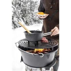 Marmite Petromax 5.5L Fonte Avec Pieds -Weber Soldes marmite en fonte petromax 093l avec pieds 3