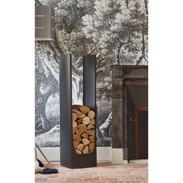 Mur De Bûches Otero Noir DixNeuf 1 Mur De Bûches Otero Noir DixNeuf