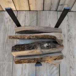 Équerre Range Bûches Forge De Rodez 1 M -Weber Soldes paire d equerres mur de buches 1 metre 3