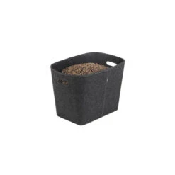 Sac à Bois Felt Feutre Gris 5 Sac à Bois Felt Feutre Gris -Weber Soldes panier a buches granules dixneuf felt en feutre gris 2