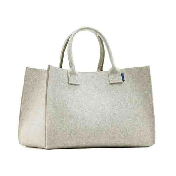 Sac à Bûches Avec Anses Hey-Sign Marbre 06 5mm Feutre 1 Sac à Bûches Avec Anses Hey-Sign Marbre 06 5mm Feutre